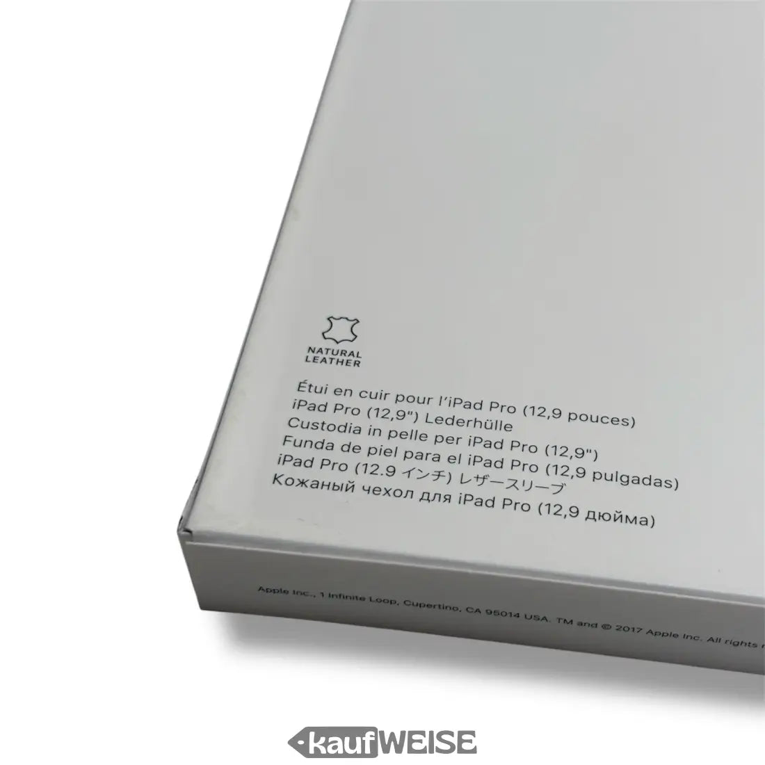 Natürliche Lederhülle für Apple iPad Pro 12,9 Zoll