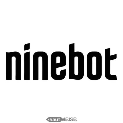 Schwarzes Ninebot-Logo auf weißem Hintergrund für Xiaomi M365 Display
